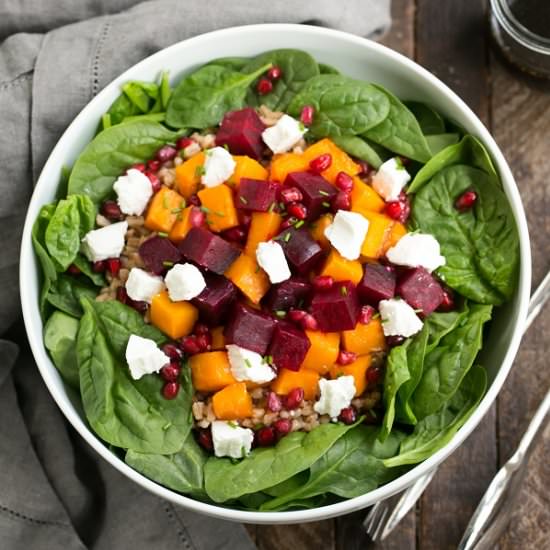 Roasted Fall Vegetable Salad