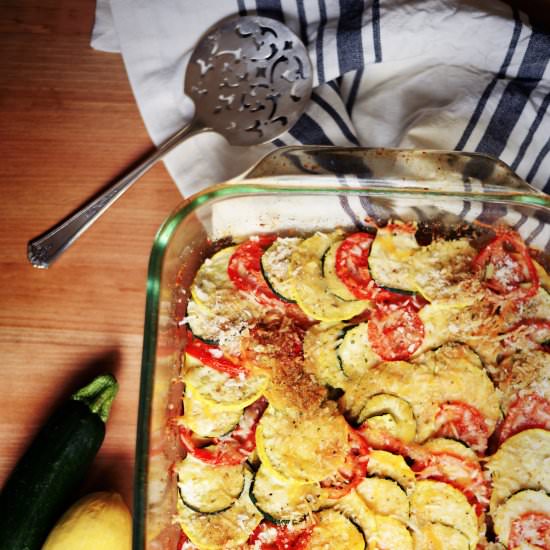 Squash and Tomato Casserole