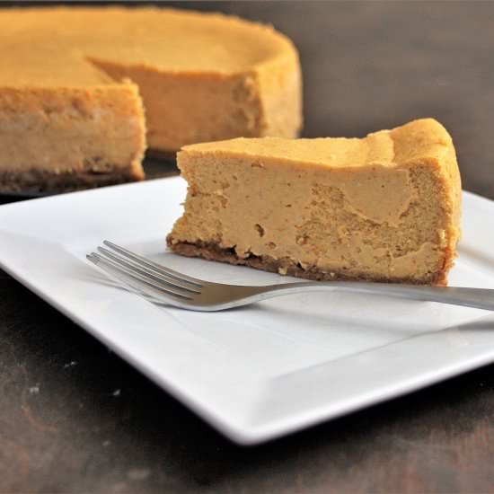 Pumpkin Goat Cheesecake