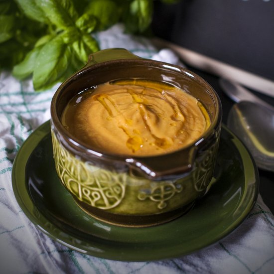 Creamy Sweet Potato and Carrot Soup