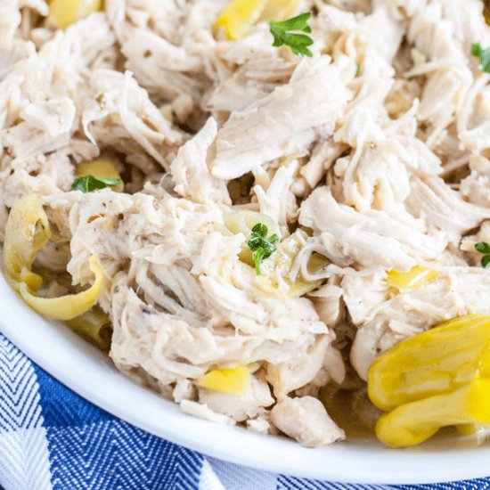 Slow Cooker Mississippi Chicken