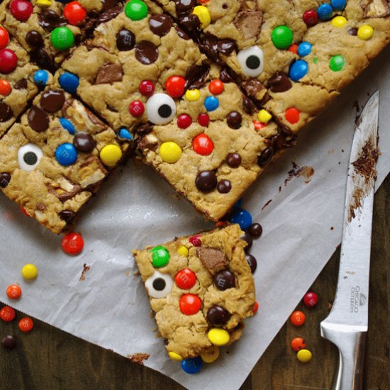 Easiest Monster Cookie Bars