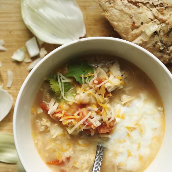 Crockpot Chicken and Rice Chili