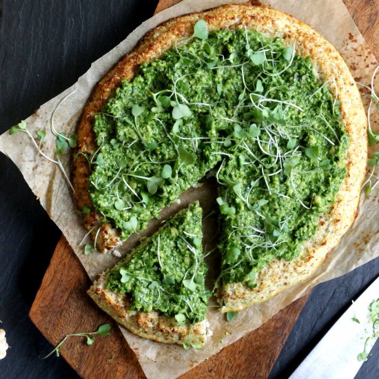 Green Goddess Pizza