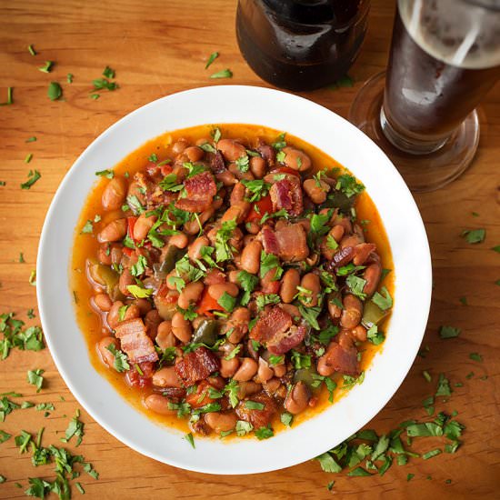 Instant Pot Drunken Beans