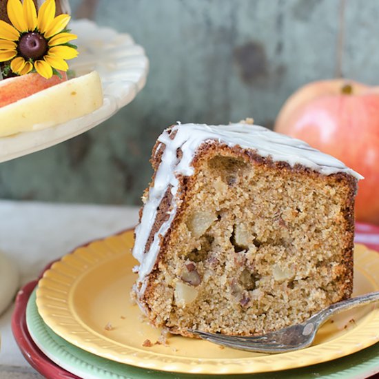 Whole Grain Apple Butter Cake