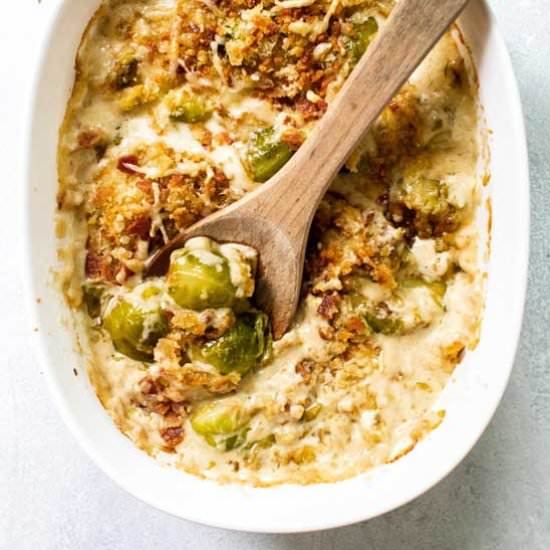 Brussels Sprouts Gratin