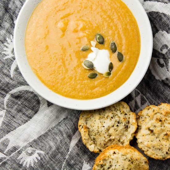 Bell Pepper-Red Lentil Soup