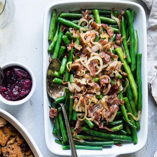 Sauteed Green Beans with Prosciutto