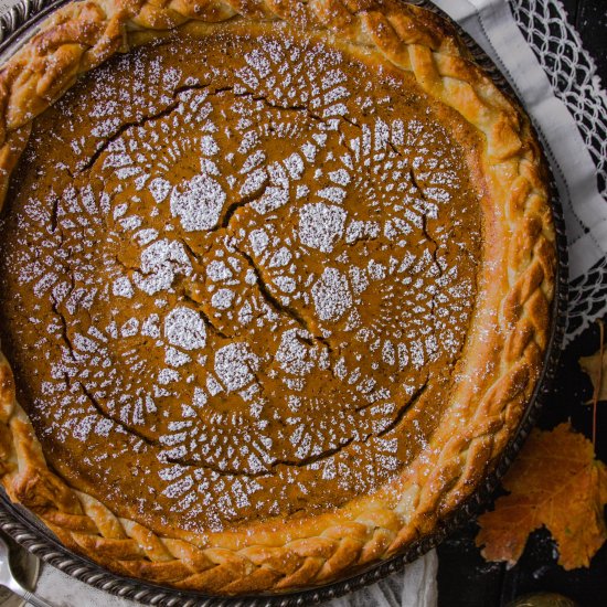 Brown Butter Chai Pumpkin Pie