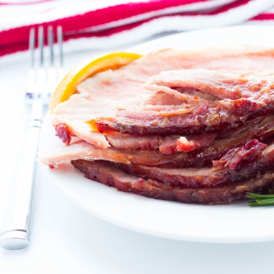 Cranberry Orange Baked Ham