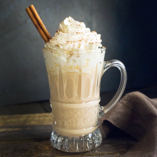 Pumpkin Spice White Hot Chocolate