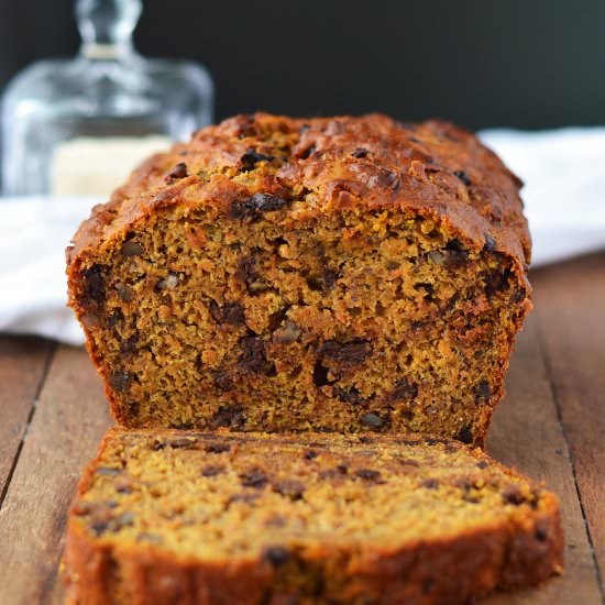 Banana Pumpkin Carrot Loaf