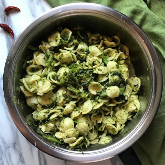 Broccoli Rabe Orecchiette Pasta