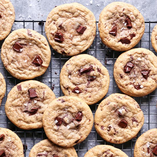 Chai Spice Chocolate Chunk Cookies