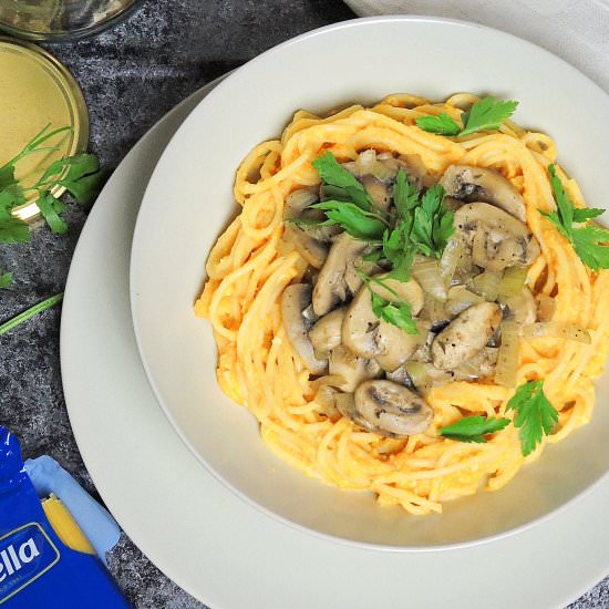 Vegan Pumpkin Spaghetti