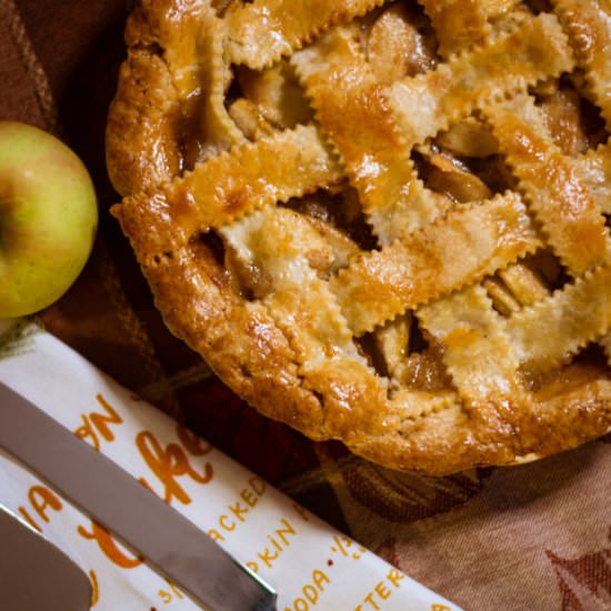 Apple Pie with a Lattice Crust