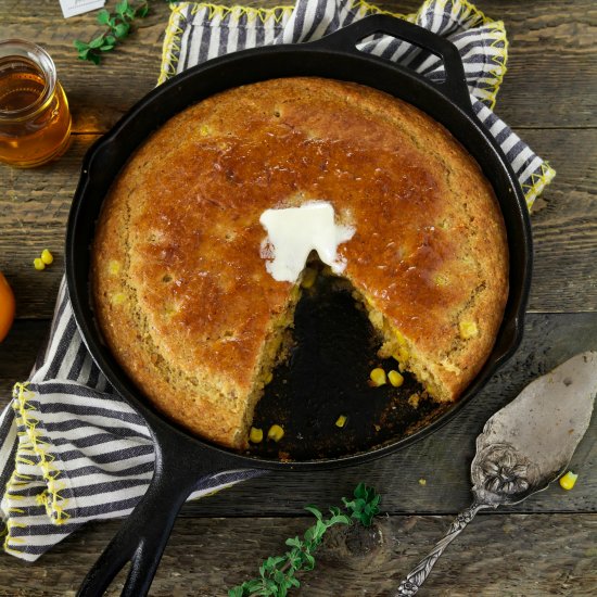 Sweet Skillet Cornbread