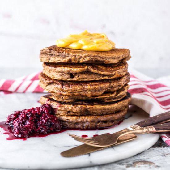 Vegan Chai Spice Pancakes