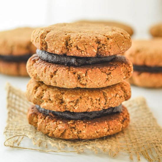 Healthy Pumpkin Ginger Date Cookies