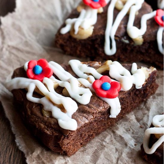 Flourless Nutella Brownies