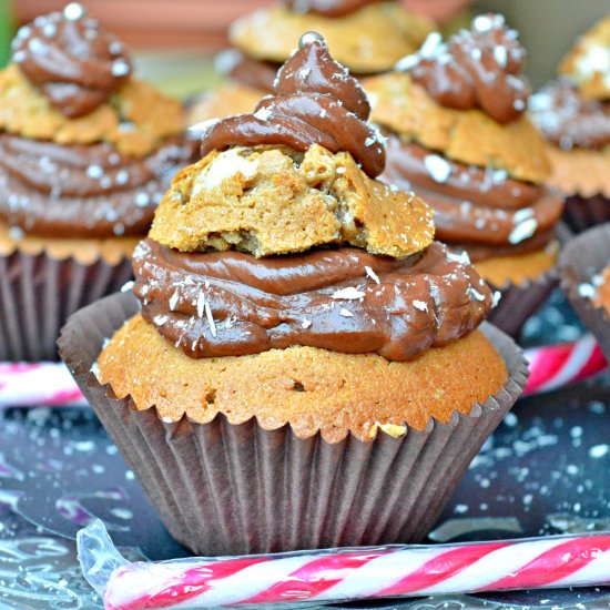 Mocha Christmas Tree Muffins