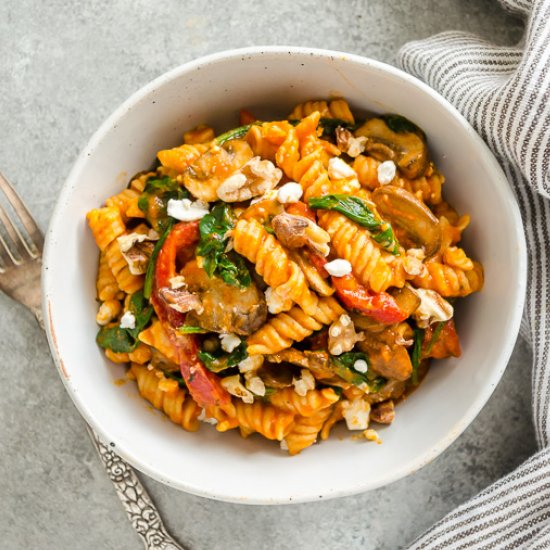 Roasted Red Pepper Pasta