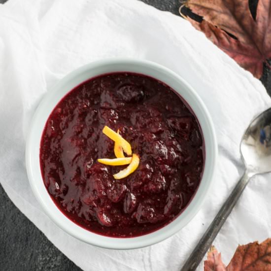 Fresh Cranberry Orange Sauce