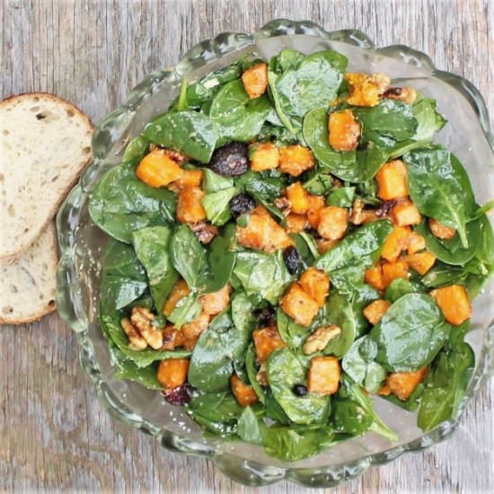 Warm Butternut Squash Salad