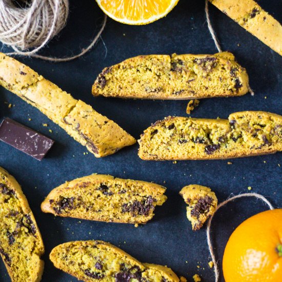 Orange Chocolate Biscotti