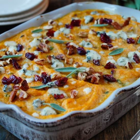 Loaded Pumpkin Cauliflower Mash