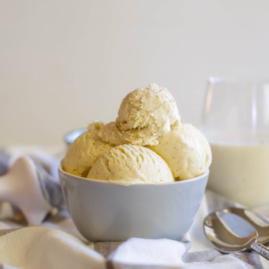 Eggnog Ice Cream