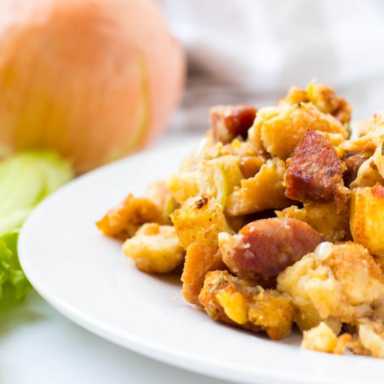 Adouille Sausage Stuffing