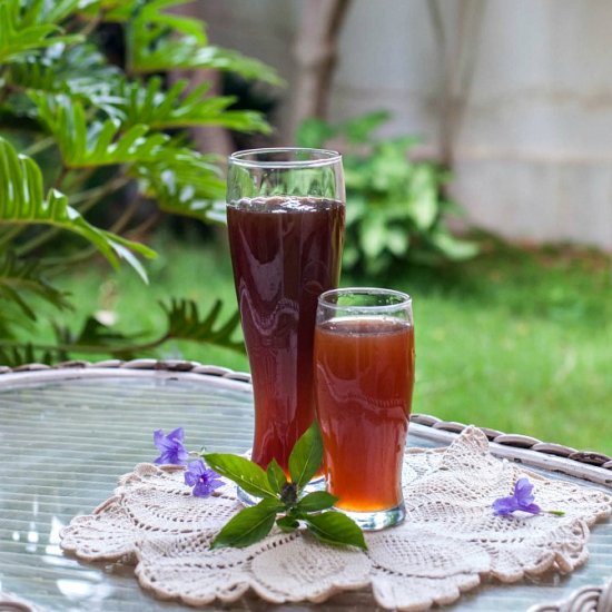 Jaggery, Basil Seeds Lemonade