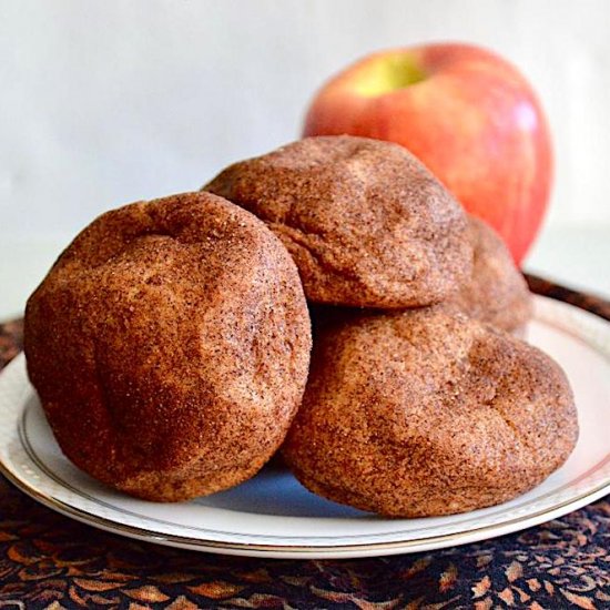 Caramel Stuffed Apple Cider Cookies