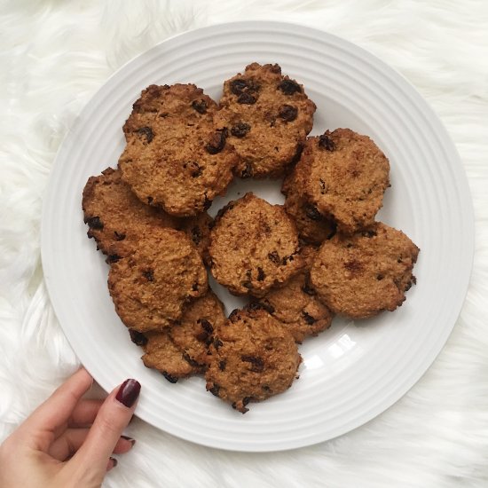 Pumpkin Spice Raisin Cookies