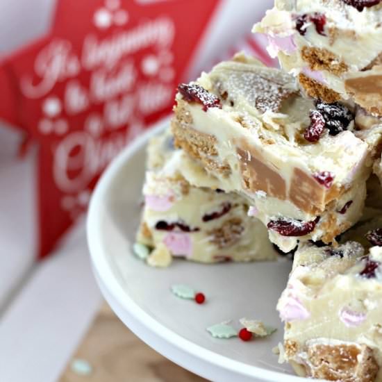 White Chocolate & Cranberry Tiffin