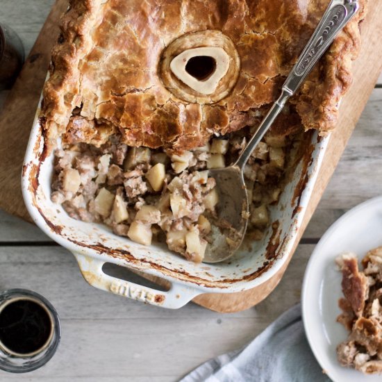 Stout Meat Pie “Tourtiere”