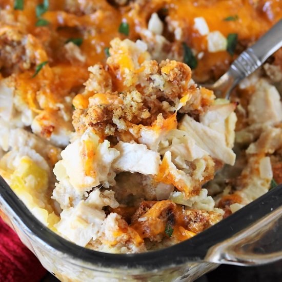 Turkey & Dressing Casserole