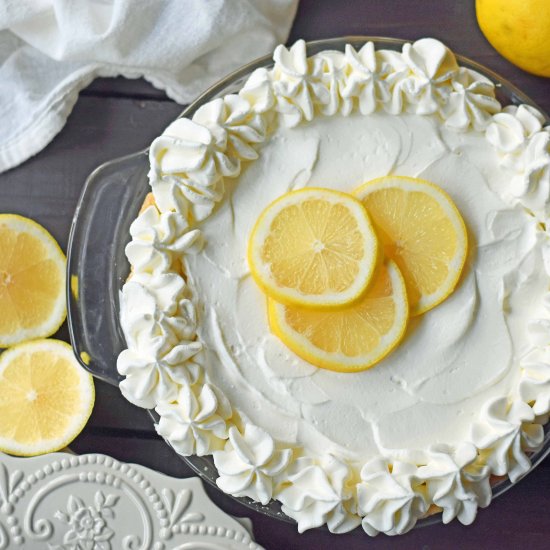 Sweet Lemon Sour Cream Pie