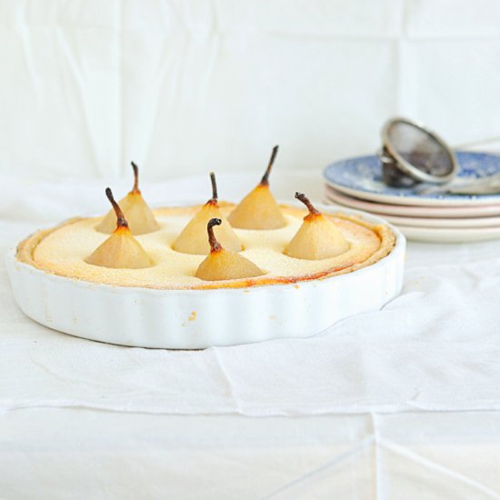 Pear cheesecake