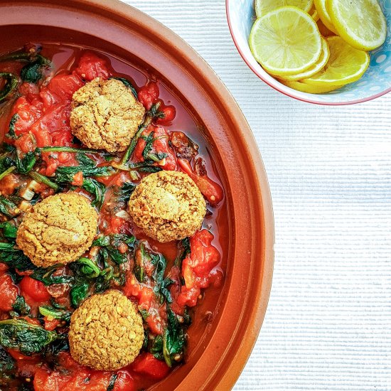 vegan chickpea koftas