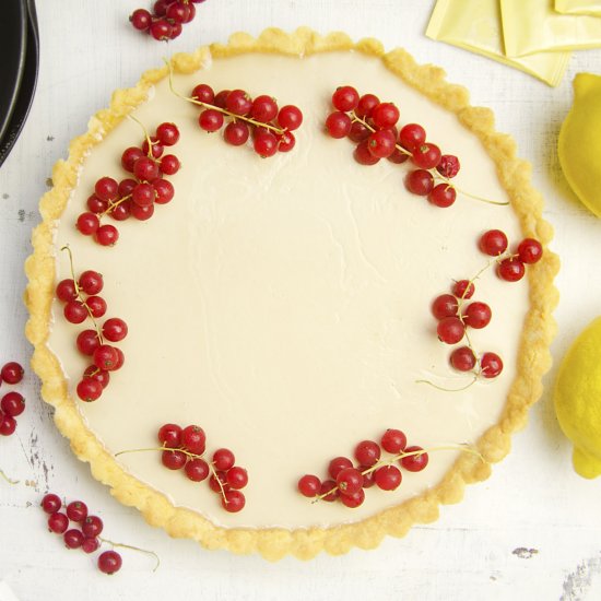 Earl Grey Lemon Panna Cotta Tart