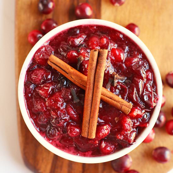 Cinnamon Orange Cranberry Sauce