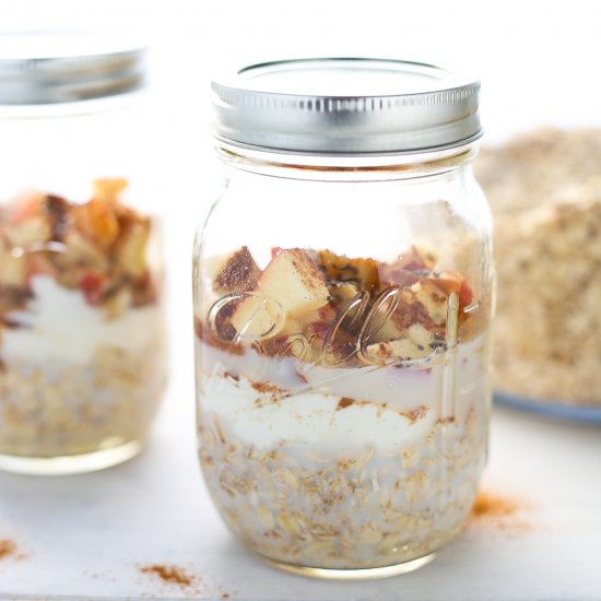 Cinnamon Apple Overnight Oats