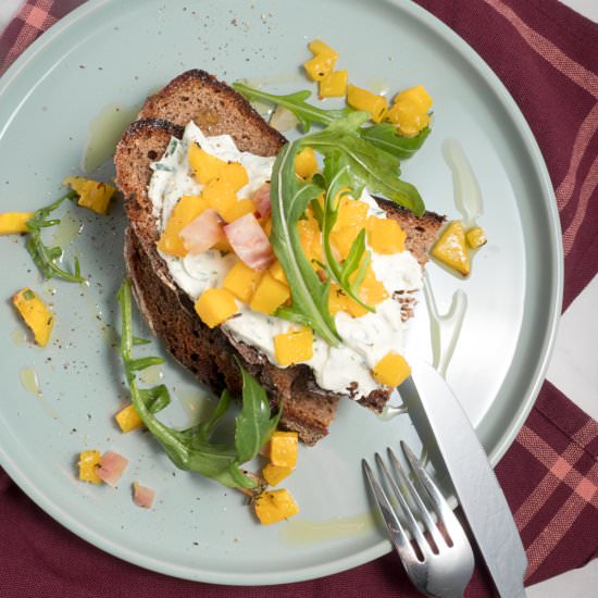 Beautiful Pumpkin Crostini