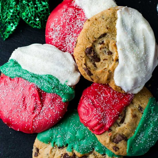 Chocolate Chip Christmas Cookies