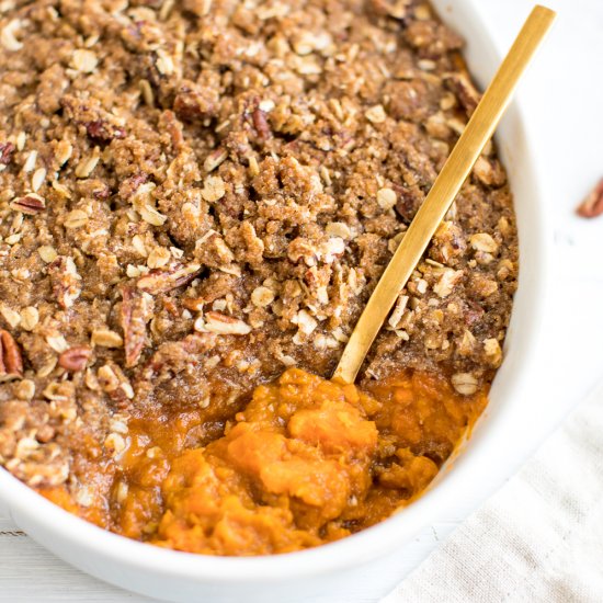 Vegan Sweet Potato Casserole