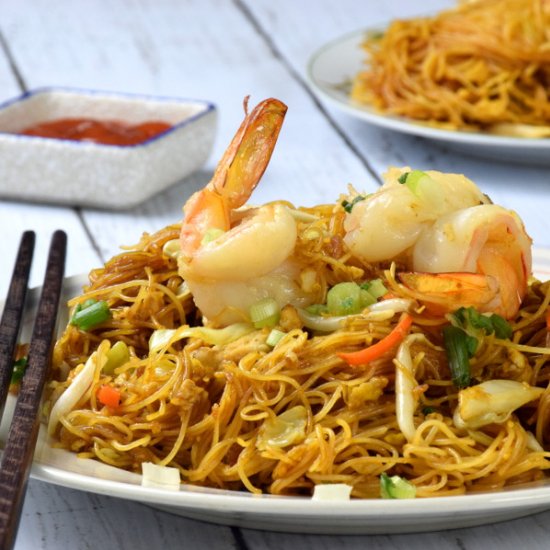 Singapore Noodles (Rice Vermicelli)