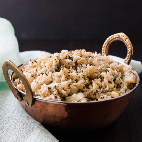 Quick Indian Brown Rice Pulau